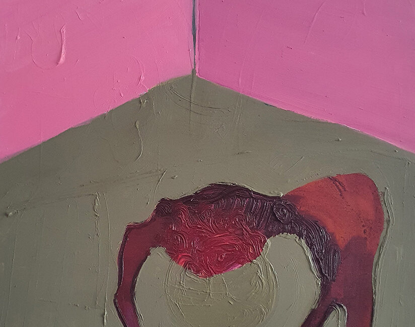 Finger Spider, 2022 Oil on canvas 85cm x 60cm